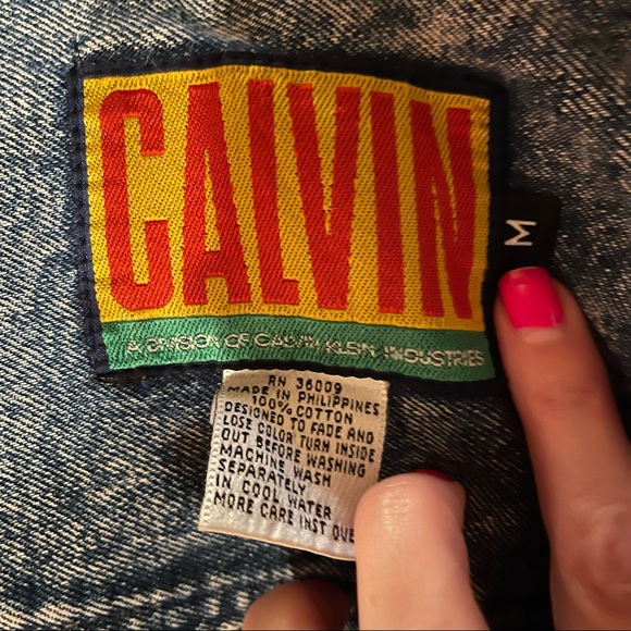 Vintage Calvin Klein Jean Jacket - Picture 4 of 4